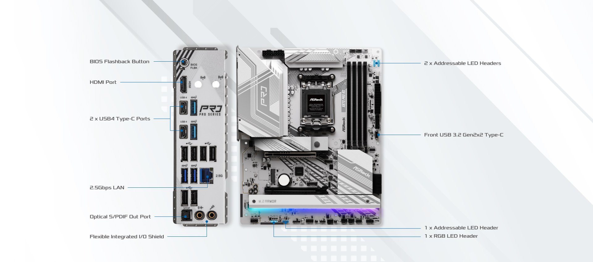 ASRock X870 Pro RS Motherboard
