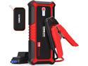 GOOLOO GP4000 4000A Peak Car Battery Jump Starter, Portable Battery Booster for Up to All Gas or 10L Diesel Engine, SuperSafe 12V Lithium Jump Box Power Pack with Jumper Cable,Red