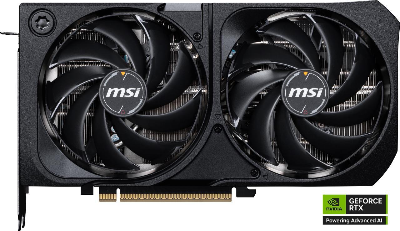 Alt view image 2 of 12 - MSI SHADOW GeForce RTX 5070 12GB GDDR7 PCI Express 5.0 Graphics Card RTX 5070 12G SHADOW 2X OC