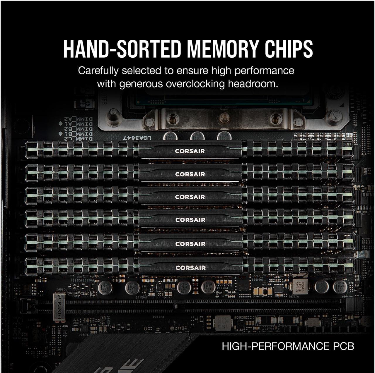 Alt view image 3 of 5 - CORSAIR Vengeance LPX 64GB (2 x 32GB) 288-Pin PC RAM DDR4 3200 (PC4 25600) Desktop Memory Model CMK64GX4M2E3200C16