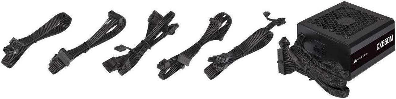 Alt view image 11 of 20 - CORSAIR CX-M CX650M 650 W ATX12V / EPS12V 80 PLUS BRONZE Certified Semi-Modular Power Supply