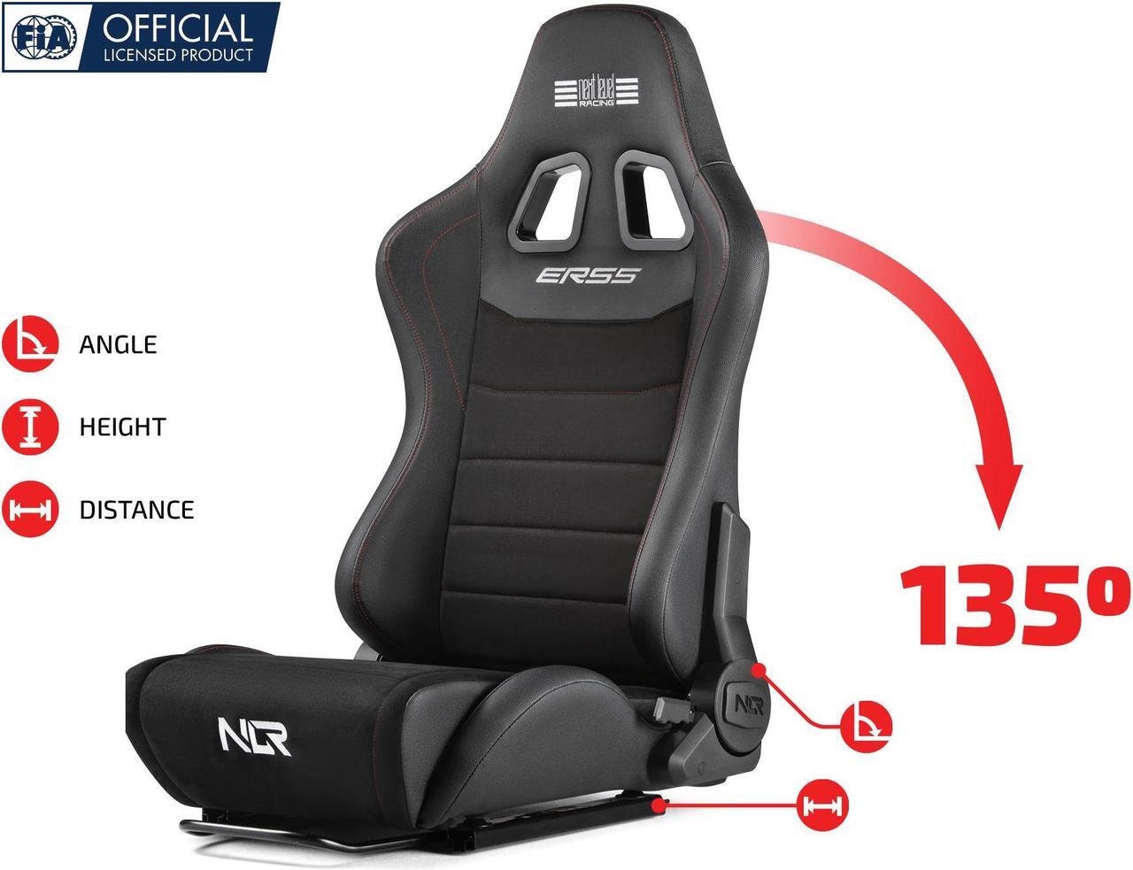 Alt view image 7 of 14 - Next Level Racing ERS5 Elite Reclining Seat Suede Edition NLR-E055
