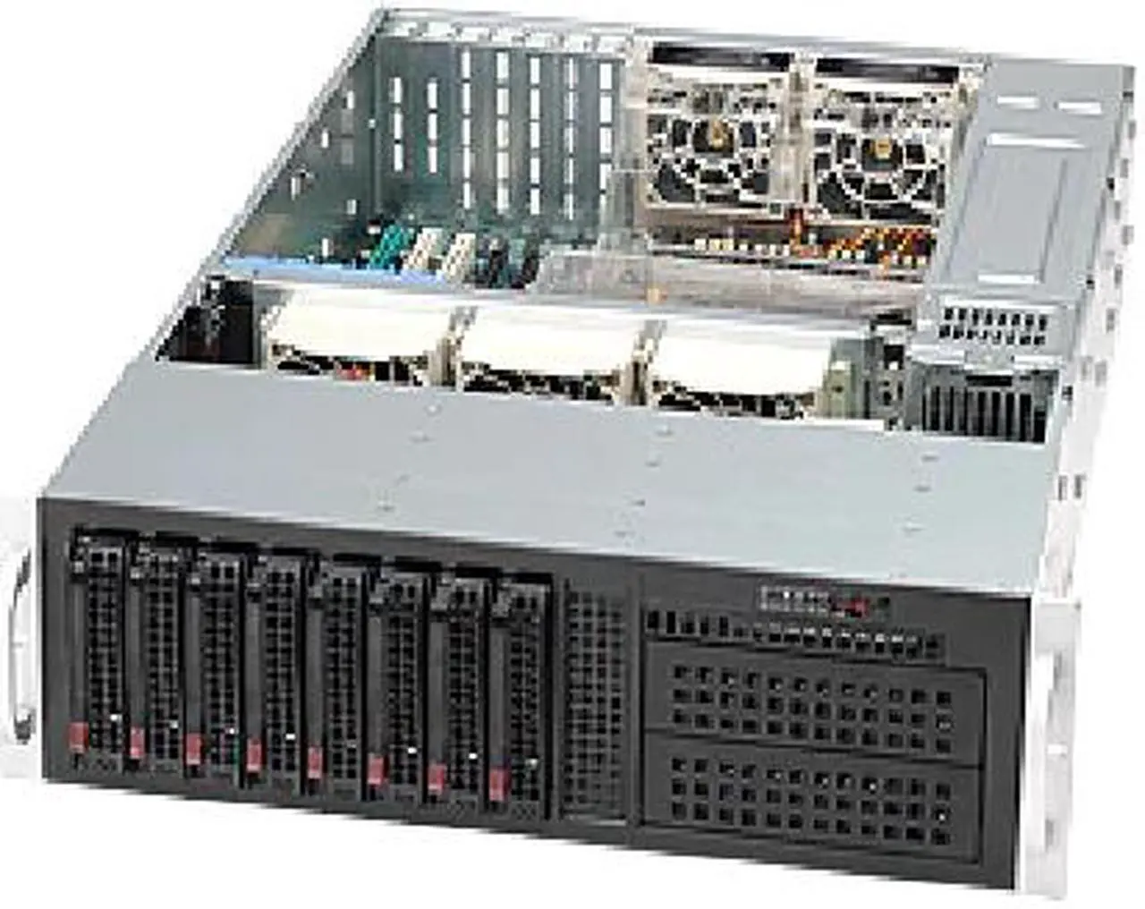 Main image of Supermicro CSE-835TQC-R1K03B 3U Chassis w/ Redundant 1000W PWS