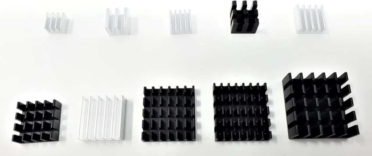 Alt view image 5 of 7 - Micro Connectors 50pcs Assorted Heat Sink Set for Development Boards (RAS-HS50-KIT)