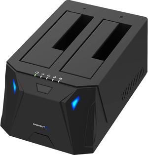 SABRENT EC-HD2B 2.5" & 3.5" Black SATA I/II/III USB 3.0 USB 3.0 to SATA I/II/III Dual Bay External Hard Drive Docking Station for 2.5 or 3.5in HDD, SSD