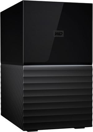 WD 16TB My Book Duo Desktop RAID External Hard Drive 256-Bit AES Encryption - USB 3.2 Gen1 (WDBFBE0160JBK-NESN)