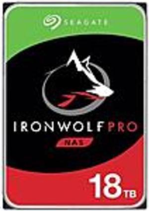 Seagate IronWolf Pro 18TB NAS Hard Drive 7200 RPM 256MB Cache CMR SATA 6.0Gb/s 3.5" Internal HDD ST18000NE000