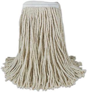 Boardwalk CM20024 Banded Cotton Mop Heads, 24Oz, White, 12/Carton