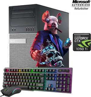 Gaming Desktop PC Dell OptiPlex 7020 Tower Intel Core i7 4th Gen 4770 3.40 GHz 16 GB RAM 1 TB New SSD NVIDIA GeForce GTX 1050 Ti 4GB Win 10 Pro DVD-RW HDMI Wi-Fi With Free Gaming Keyboard and Mouse