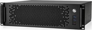 Sliger CX3170a XL | 3U 17" Deep Rackmoun Chassis | SFX PSU | EATX Motherboard |  3x 3.5" HDD's, 1x 2.5" SSD's, or 7x 2.5" SSD | 8x PCIe Slots | Gaming PC | Made In USA