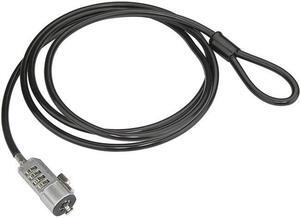 4XEM Laptop Combination Lock 6' Black